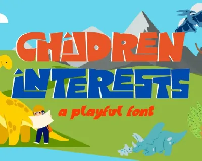 Children Interests font