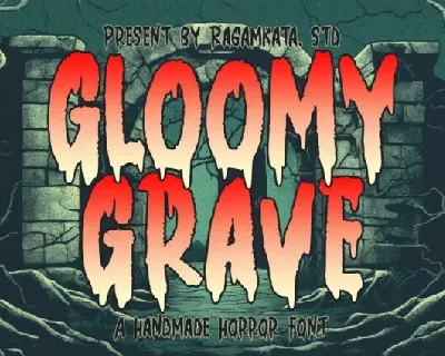 Gloomy Grave Display font