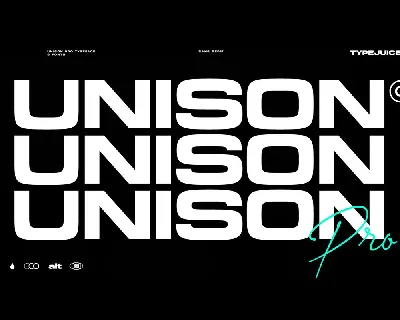 Unison Pro font