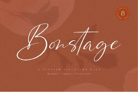 Bonstage font