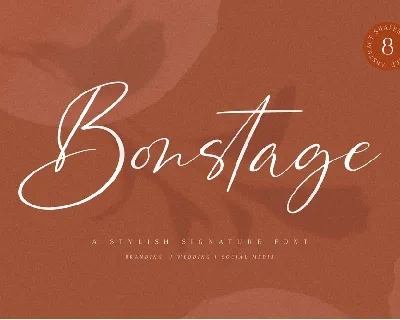 Bonstage font