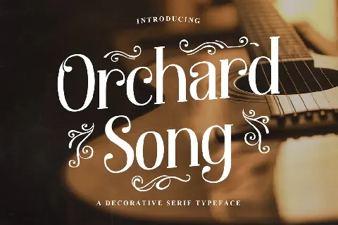 Orchard Song Free Trial font
