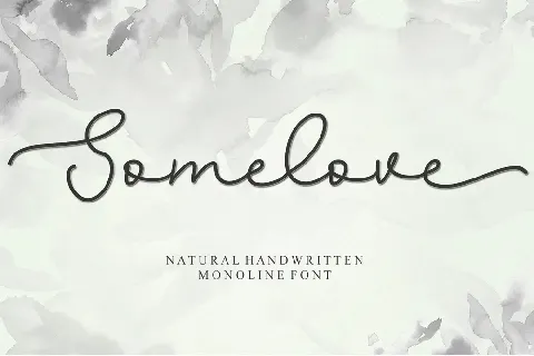 Somelove font