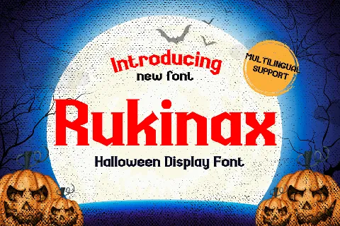 Rukinax font