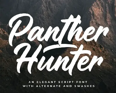 Panther Hunter font