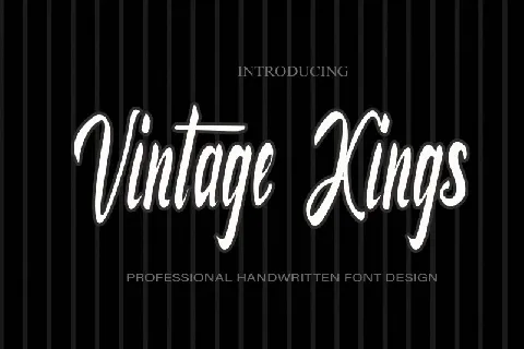 Vintage Kings font