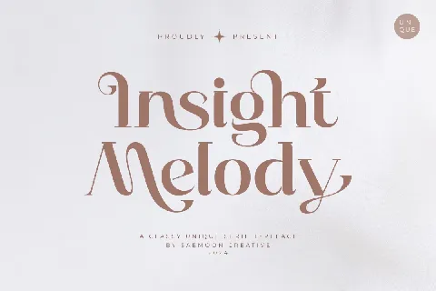 Insight Melody font