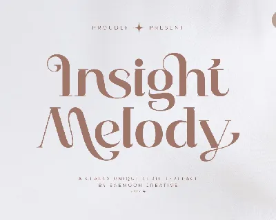 Insight Melody font