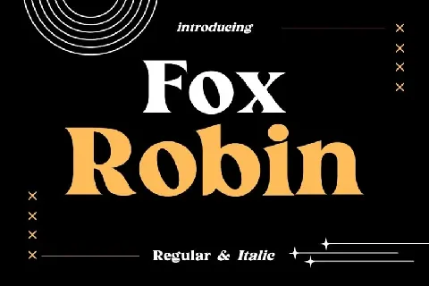 Fox Robin font