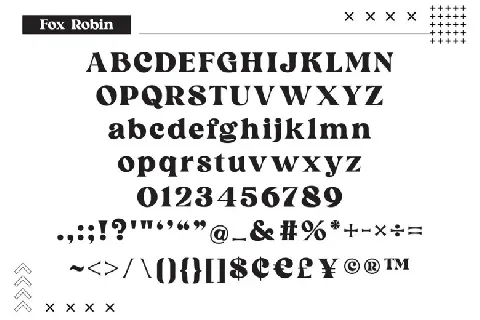 Fox Robin font