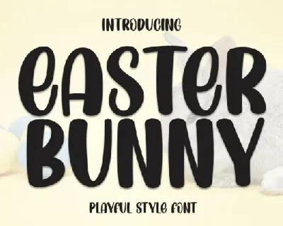 Easter Bunny Display font