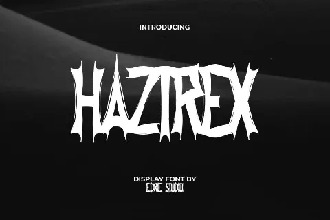 HaztrexDemo font