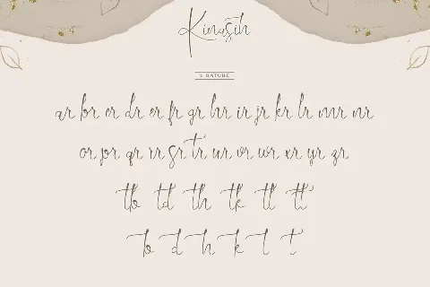 Kinasih Demo font