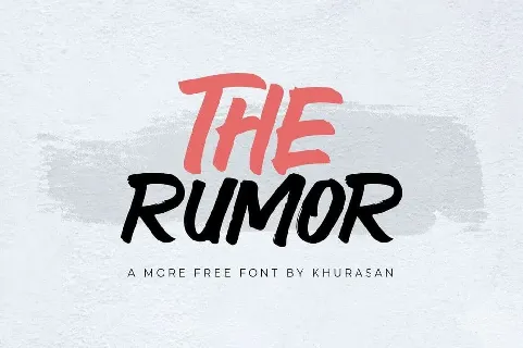 The Rumor font