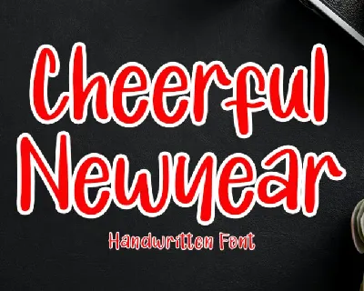 Cheerful Newyear font