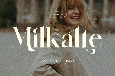 Milkalte font