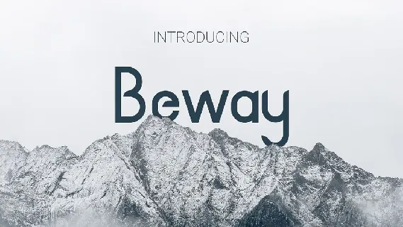 Beway Typeface font