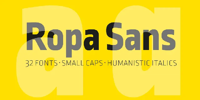 Ropa Sans Pro Family font