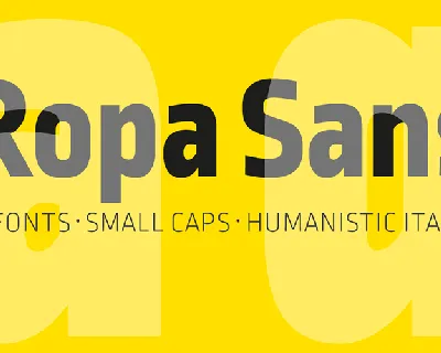 Ropa Sans Pro Family font