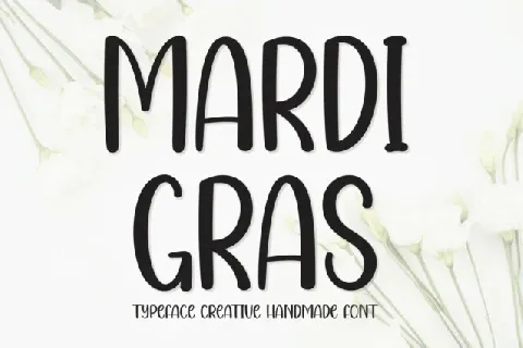 Mardi Gras Display font