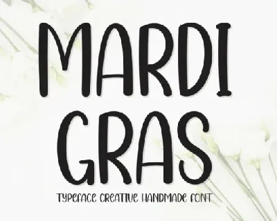 Mardi Gras Display font