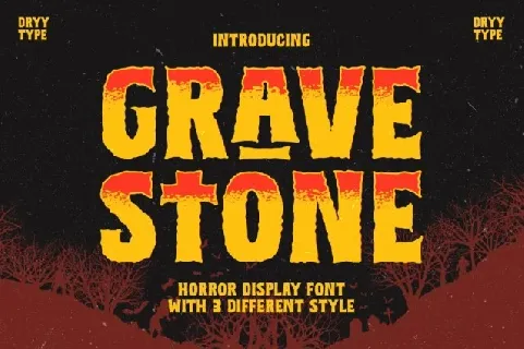 Gravestone font