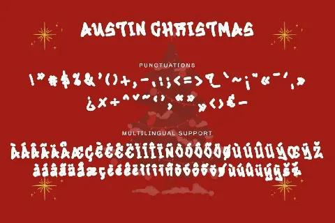 Austin Christmas Demo font