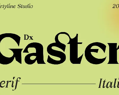 Dx Gaster font