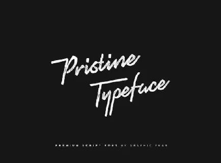 Pristine Script font