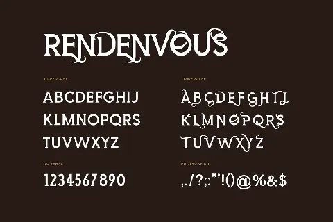 Rendenvous font