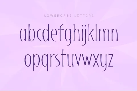 Skinny font