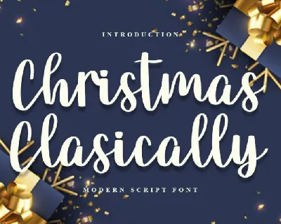 Christmas Classically font