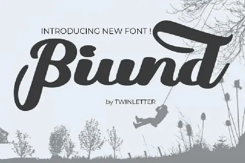 Biund Script font