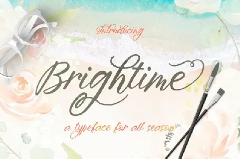 Brightime Script font