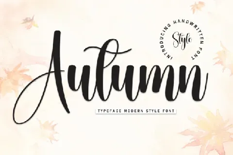 Autumn Script font