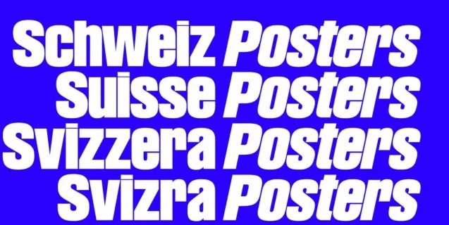 SwissPosters Family font