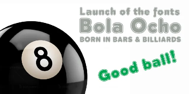 Bola Ocho font