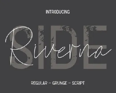 Riverna Side Duo font