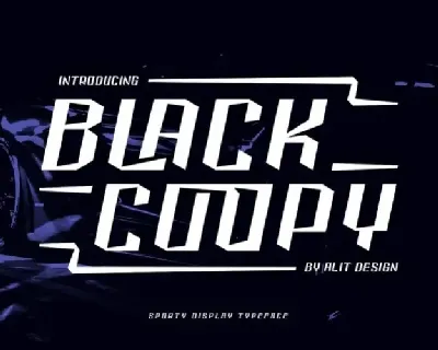 Black Coopy font