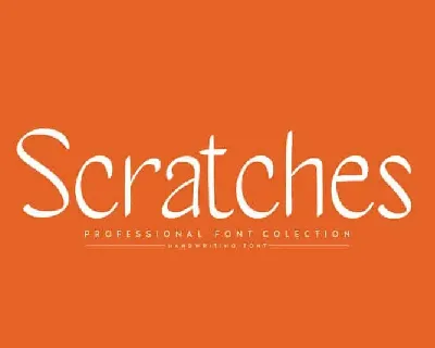Scratches Script font