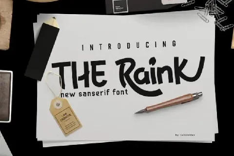 The Raink Display font