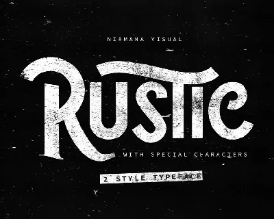 The Rustic Typeface font