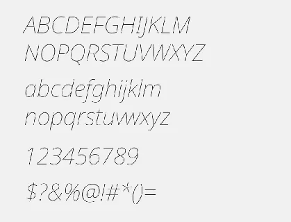 Avenir Next Condensed Free font