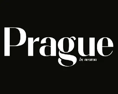 Prague font