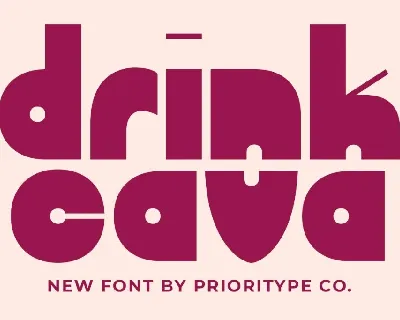 Drink Cava DEMO font