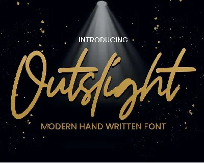 Outslight font