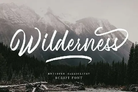 Wilderness Brush Free font