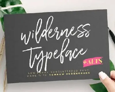 Wilderness Brush Free font