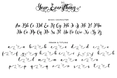 Your Everything font