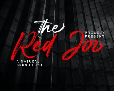 Red Joo font